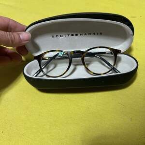Scott Harris Vintage VIN-05 Col.03 Tortoise Round Eyeglasses 43-21-140